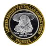 Image 1 : .999 Silver Pioneer Hotel & Gambling Hall $10 Casino Limited Edition Gaming Toke