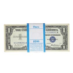 Pack of (100) Consecutive 1957 $1 Silver Certificate Notes Uncirculated