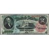 Image 1 : 1869 $2 Rainbow Legal Tender Note