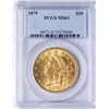 Image 1 : 1875 $20 Liberty Head Double Eagle Gold Coin PCGS MS61