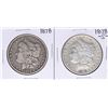 Image 1 : Lot of 1878 & 1878-S $1 Morgan Silver Dollar Coins