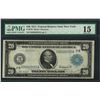 Image 1 : 1914 $20 Federal Reserve Note New York Fr.970 PMG Choice Fine 15