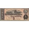 Image 1 : 1864 $5 Confederate States of America Note