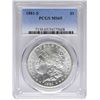 Image 1 : 1881-S $1 Morgan Silver Dollar Coin PCGS MS65