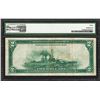 Image 2 : 1918 $2 Battleship Federal Reserve Bank Note Kansas City Fr.775 PMG Very Fine 30