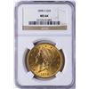 Image 1 : 1898-S $20 Liberty Head Double Eagle Gold Coin NGC MS64