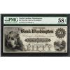 Image 1 : 1850s-60s $50 Bank of Washington, NC Obsolete Note PMG Choice About Unc. 58EPQ