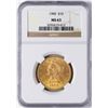 Image 1 : 1900 $10 Liberty Head Eagle Gold Coin NGC MS63