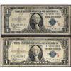 Image 1 : Pair of 1935A $1 R & S Experimental Silver Certificate Notes