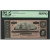 Image 1 : 1864 $20 Confederate States of America Note T-67 PCGS Choice About New 58PPQ