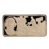 Image 1 : 500 Grain Sterling Silver Franklin Mint 100 Greatest Americans Ingot