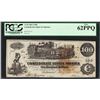 Image 1 : 1862 $100 Confederate States of America Note T-39 PCGS New 62PPQ