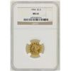 Image 1 : 1904 $2 1/2 Liberty Head Quarter Eagle Gold Coin NGC MS61