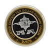 Image 1 : .999 Silver Luxor Las Vegas, NV Casino $10 Casino Limited Edition Gaming Token