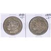 Image 1 : Lot of 1898-S & 1899-S $1 Morgan Silver Dollar Coins