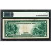 Image 2 : 1914 $5 Federal Reserve Note Atlanta Fr.867a PMG Very Fine 30