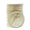 Image 2 : Roll of (20) Brilliant Uncirculated 1922 $1 Peace Silver Dollar Coins