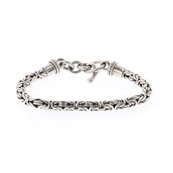 Vintage Sterling Silver Chain Link Bracelet
