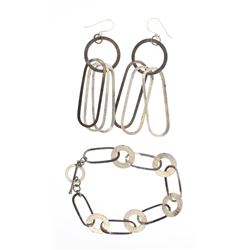 Vintage Bracelet & Earrings Set