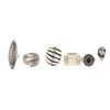 Image 1 : Vintage Silver Rings Lot of Six