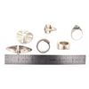 Image 3 : Vintage Silver Rings Lot of Six