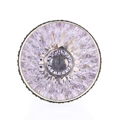 Vintage Mona Van Riper Amethyst Large Stone Ring