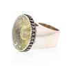 Image 2 : Vintage Mona Van Riper Citrine Large Stone Ring