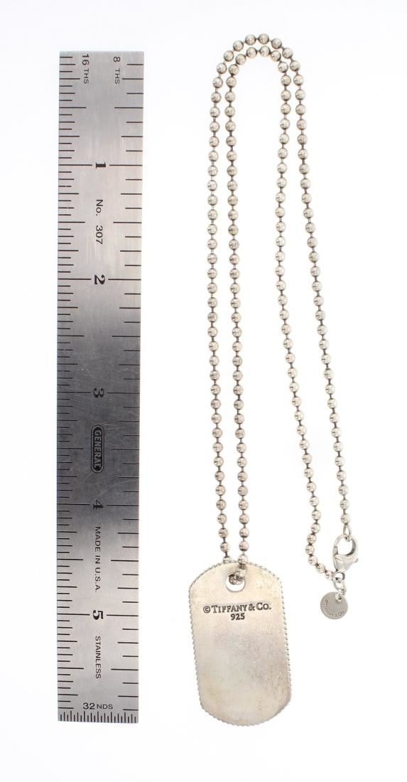 Vintage Tiffany \u0026 Co Dog Tag Necklace