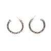 Image 1 : Vintage Chain Link Hoop Earrings
