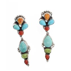 Vintage Leo Feeney Turquoise Coral & Spiny Oyster
