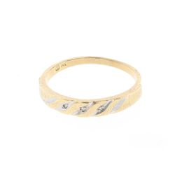 Vintage 10K Gold & Moissanite Ring