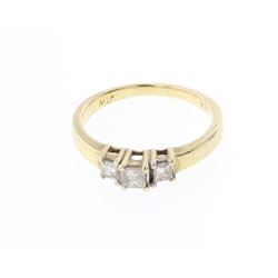 Vintage 10K Gold & Diamond Ring
