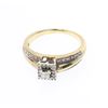 Image 1 : Vintage 10K Gold & Diamond Ring