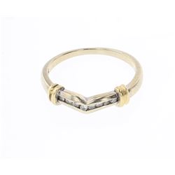 Vintage 10K Gold & Diamond Ring