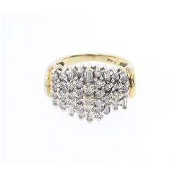 Vintage 10K Gold & Diamond Ring