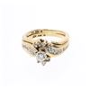 Vintage 10K Gold & Diamond Ring