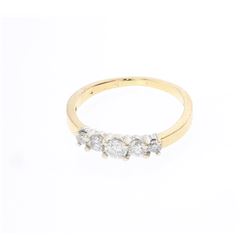 Vintage 14K Gold & Moissanite Ring