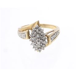 Vintage 14K Gold & Moissanite Ring