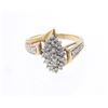 Vintage 14K Gold & Moissanite Ring