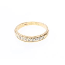 Vintage 14K Gold & Moissanite Ring