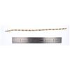 Image 3 : Vintage 14K Gold & Diamonds Link Bracelet