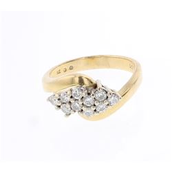 Vintage 14K Gold & Diamonds Ring