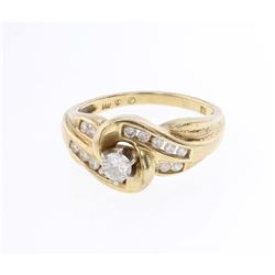 Vintage 14K Gold & Diamonds Ring