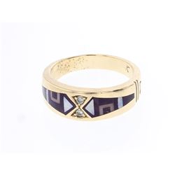Vintage 14K Gold & Diamonds Ring