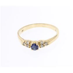 Vintage 14K Gold & Diamonds Ring