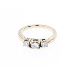 Vintage 18K Gold & Diamonds Ring