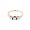 Image 1 : Vintage 18K Gold & Diamonds Ring