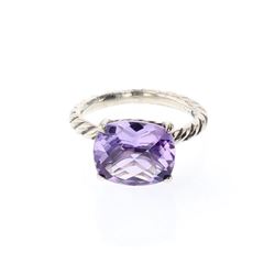 David Yurman Sterling Silver Amethyst Vintage Color