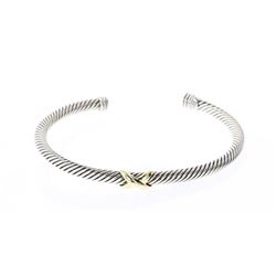 David Yurman Sterling Silver & 18K Gold Cable Classic