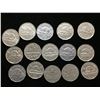 Image 1 : Lot of 15 Canadian Nickels